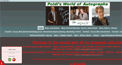 Desktop Screenshot of poldis-autographs.com